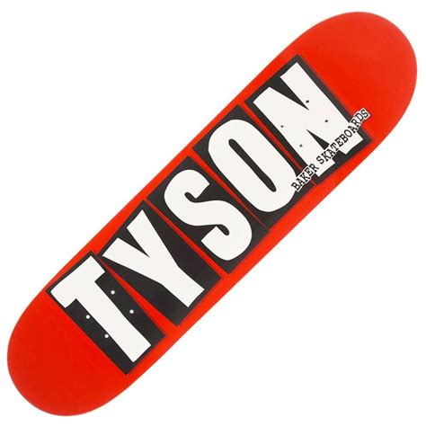 Maybe you would like to learn more about one of these? Baker Skateboards Tyson Brand Logo Skateboard Deck 8.5 ...