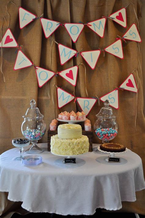 35 Delicious Bridal Shower Desserts Table Ideas Table Decorating Ideas