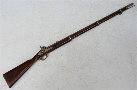 An 1860 Pattern Enfield Percussion Musket Three Ring 39 Inch Barrel