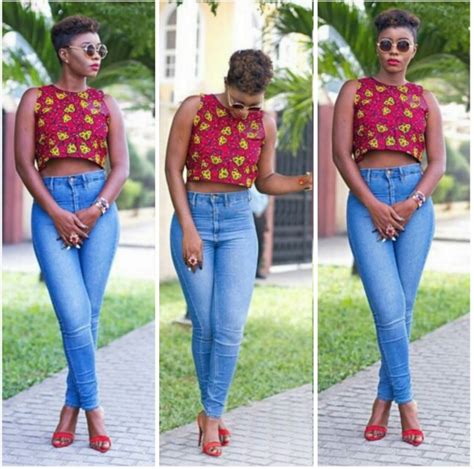 Ankara Top On Jeans How To Wear It Right Jiji Blog