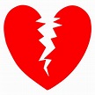 Broken Heart Symbol on Transparent Background 18717848 PNG
