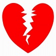 Broken Heart Symbol on Transparent Background 18717848 PNG