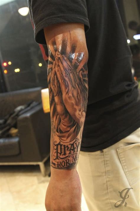 Jesus on the cross tattoos are really popular. 27 best Praying Hands Tattoos images on Pinterest | Cross ...