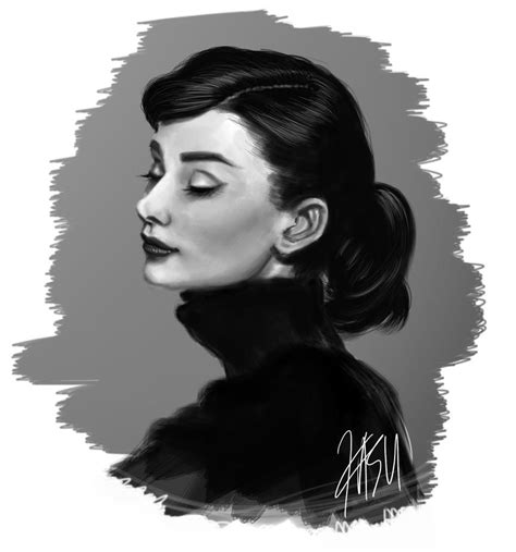 Audrey Hepburn Speed Paint By Kasuouhhitachiin On Deviantart