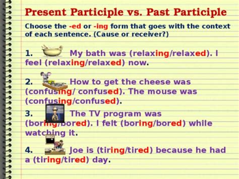 Present Participle Explanation And Examples