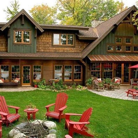 Pin By Dan Amate On Cabin Exterior Lake Houses Exterior Cottage