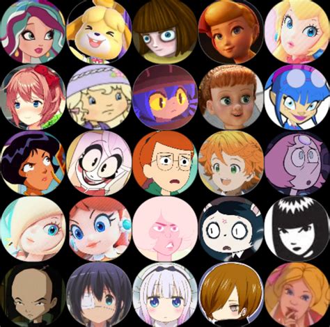 My Favourite Female Characters Part 5 By Cloartzy9008 On Deviantart