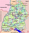 Baden-Württemberg Karte Flüsse / Diercke Weltatlas Kartenansicht ...