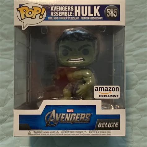 Funko Pop Marvel 585 Avengers Assemble Deluxe Hulk Amazon Exclusive