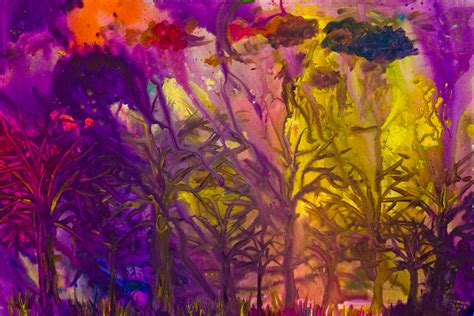 Psychedelic Forest Fire By Biotwist On Deviantart