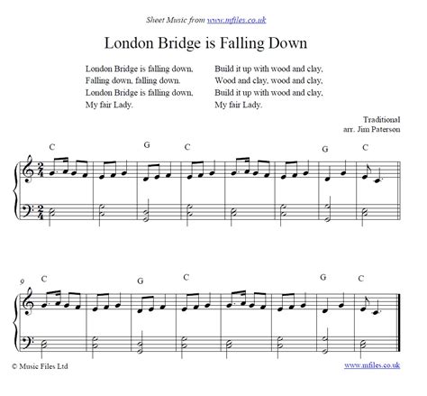 London Bridge Is Falling Down A Traditional Childrens Song Download