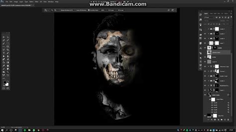 Photoshop Skull Face Youtube