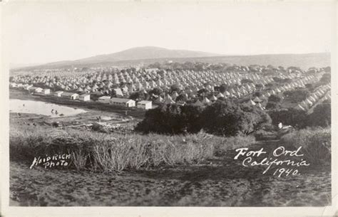 Photographic Postcard Of Fort Ord 1940 — Calisphere
