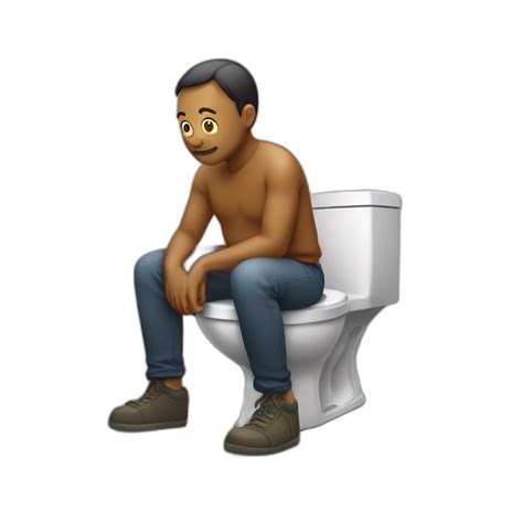 Rick Sitting On Toilet Ai Emoji Generator