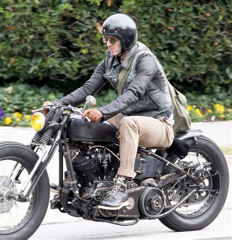 Beckhamnews David Riding His Motorcycle In Los Angeles