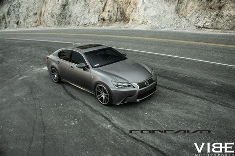 Even the regular gs 350 has pretty adventurous styling for a lexus, but the f sport is a whole new level. Lowered GS350 F-Sport on Concavo Wheels - Full Body Shot