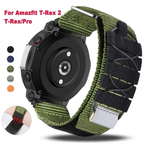 Dây đeo vòng Nylon thể thao cho Huami Amazfit T rex 2 Dây đeo đồng hồ