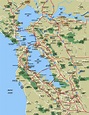 San Francisco Bay Area Map California - Printable Maps