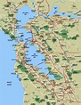 Bay Area Map California | : Bay Area Map - San Francisco Bay Area Map ...