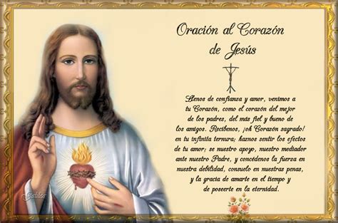 Oracion Al Sagrado Corazon De Jesus