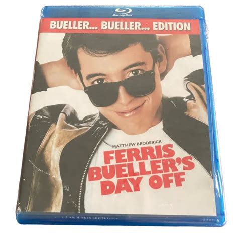 Ferris Buellers Day Off Blu Ray Matthew Broderick Brand New Sealed 5