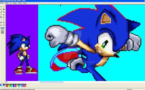 Work In Progress Sonic Ssb4 Pose In Ssf2 Style By Nsmbxomega On