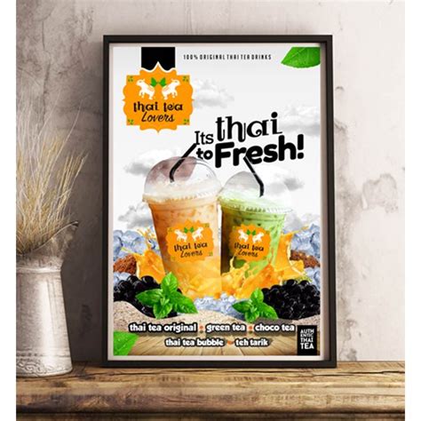 Detail Contoh Spanduk Minuman Thai Tea Koleksi Nomer