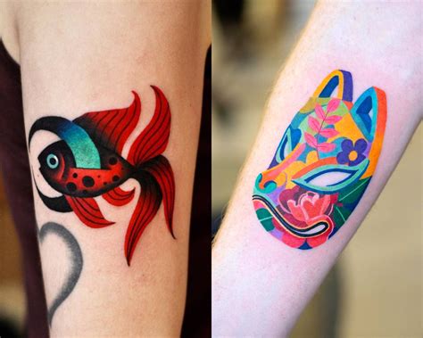 Estilos De Tatuajes Creativos Para Llenar Tu Piel De Color
