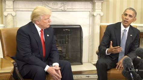 Trump And Obama Hold Cordial 90 Minute Meeting In Oval Office Unicpress