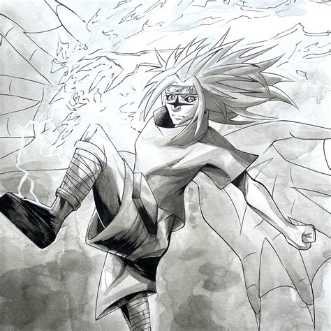 Sasuke Uchiha Curse Mark Drawings