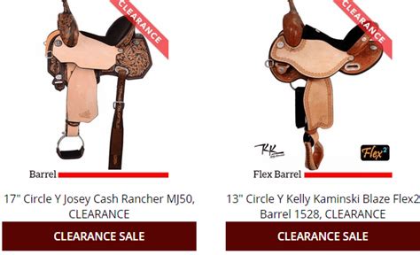 Circle Y Used Barrel Saddles Horse Saddle Comparison