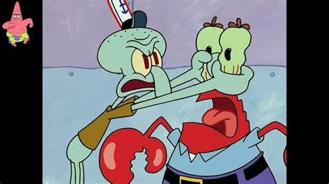 Squidward Choking Mr Krabs Eyes For 10 Hours Youtube