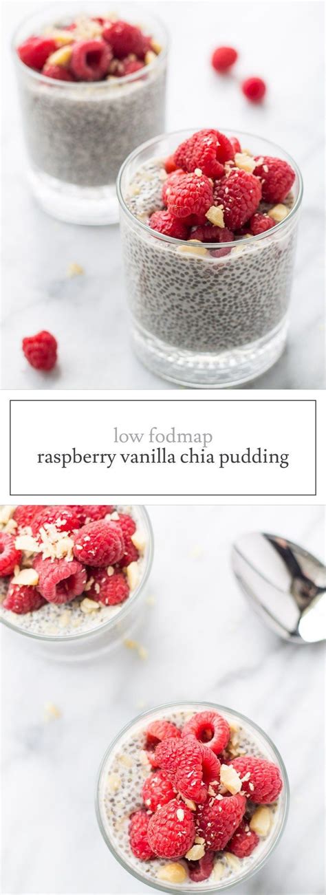 Low Fodmap Raspberry Vanilla Chia Pudding Fun Without Fodmaps