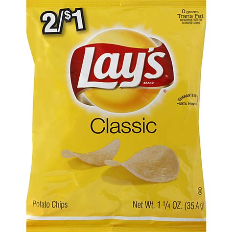 Lay S Classic Potato Chips 1 250 Oz Bag Potato My Country Mart