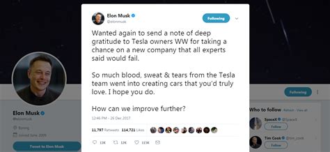 Elon musk @elonmusk 27 янв в 00:08. Elon Musk promises new features and upgrades are coming to Tesla