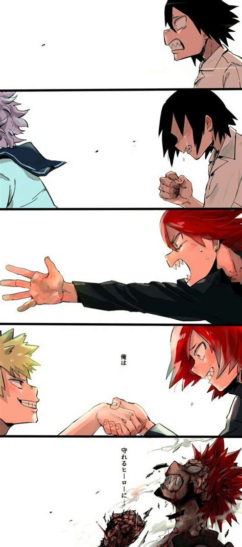 Kirishima Eijirou And Ashido Mina And Bakugou Katsuki Anime Divertente