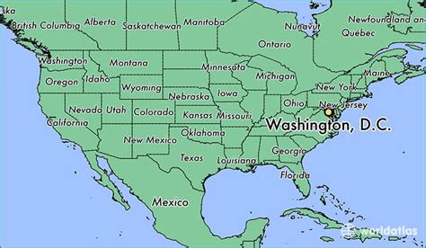 Map Of The United States Washington Dc Washington State Map