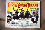 Three Young Texans 1954 title original lobby card - X Marks The Shop