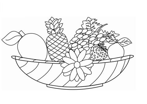 They are also one of the first topics children study as they learn english as a second language since it's very first, your child will be able to go bananas while coloring! Fruits And Vegetables Coloring Pages For Kids Printable ...