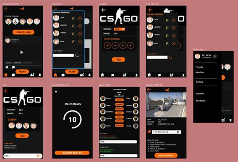 Faceit Redesign Uiux On Behance