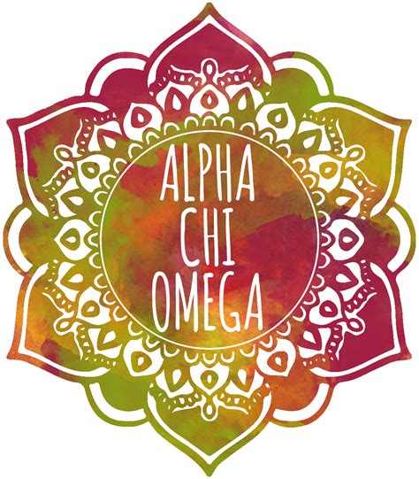 Alpha Chi Omega Mandala Air Freshener Sororityshop