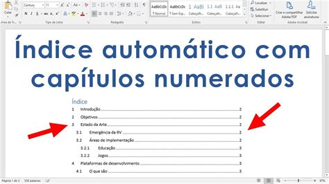 Como Fazer Indice Automatico No Word Printable Templates Free