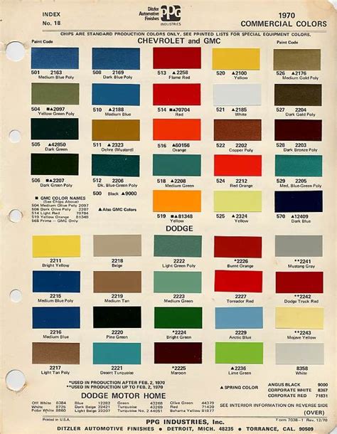 Paint Code The 1947 Present Chevrolet And Gmc Truck Message Board