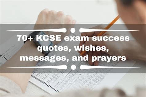 70 Kcse Exam Success Quotes Wishes Messages And Prayers Ke