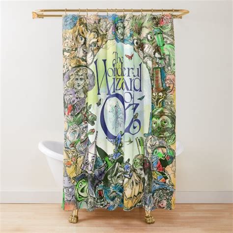 Classic Wizard Of Oz Shower Curtain By Ozia Redbubble