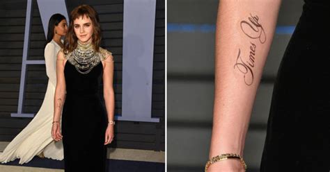 Emma Watson Tattoo Spelt Wrong In Epic Blunder Daily Star