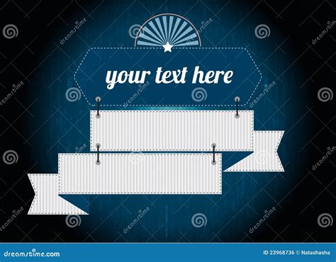 Retro Banner Stock Vector Illustration Of Glow Fabric 23968736