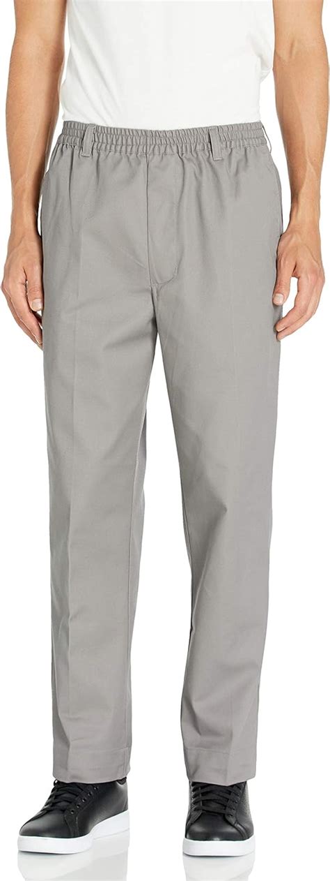 Benefit Wear Mens Full Elastic Waist 5 Pocket Pants With Mock Fly At Amazon Mens Clothing Store