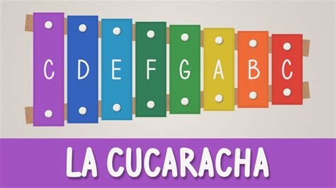 How To Play La Cucaracha On A Xylophone Easy Songs Tutorial Youtube