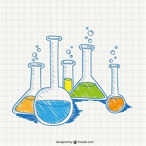 Dibujos Animados De Laboratorio De Quimica Vector Premium Portadas Images